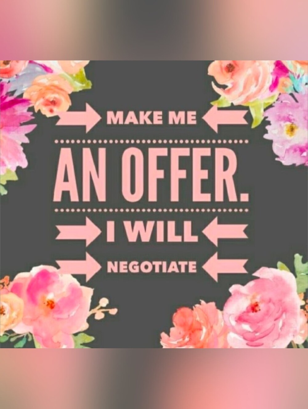 Feel free to make an offer!